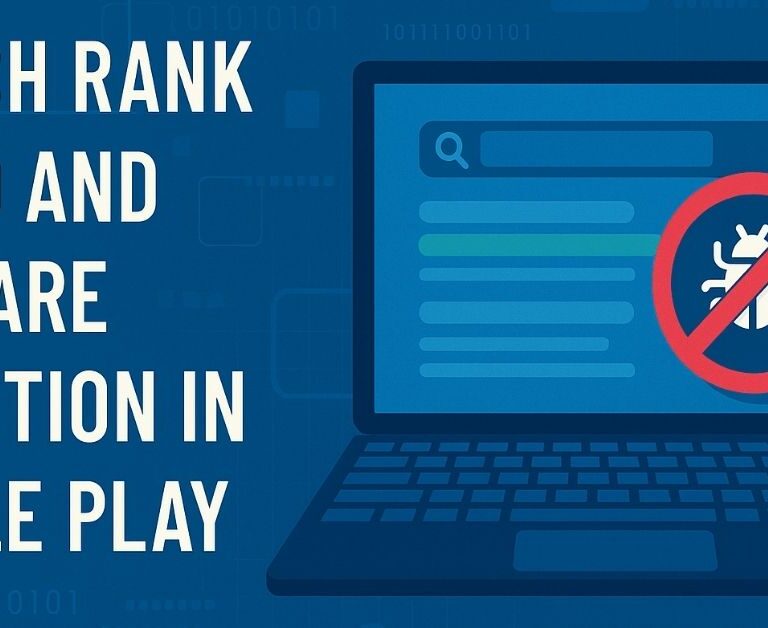 Search Rank Fraud and Malware Detection in Google Play