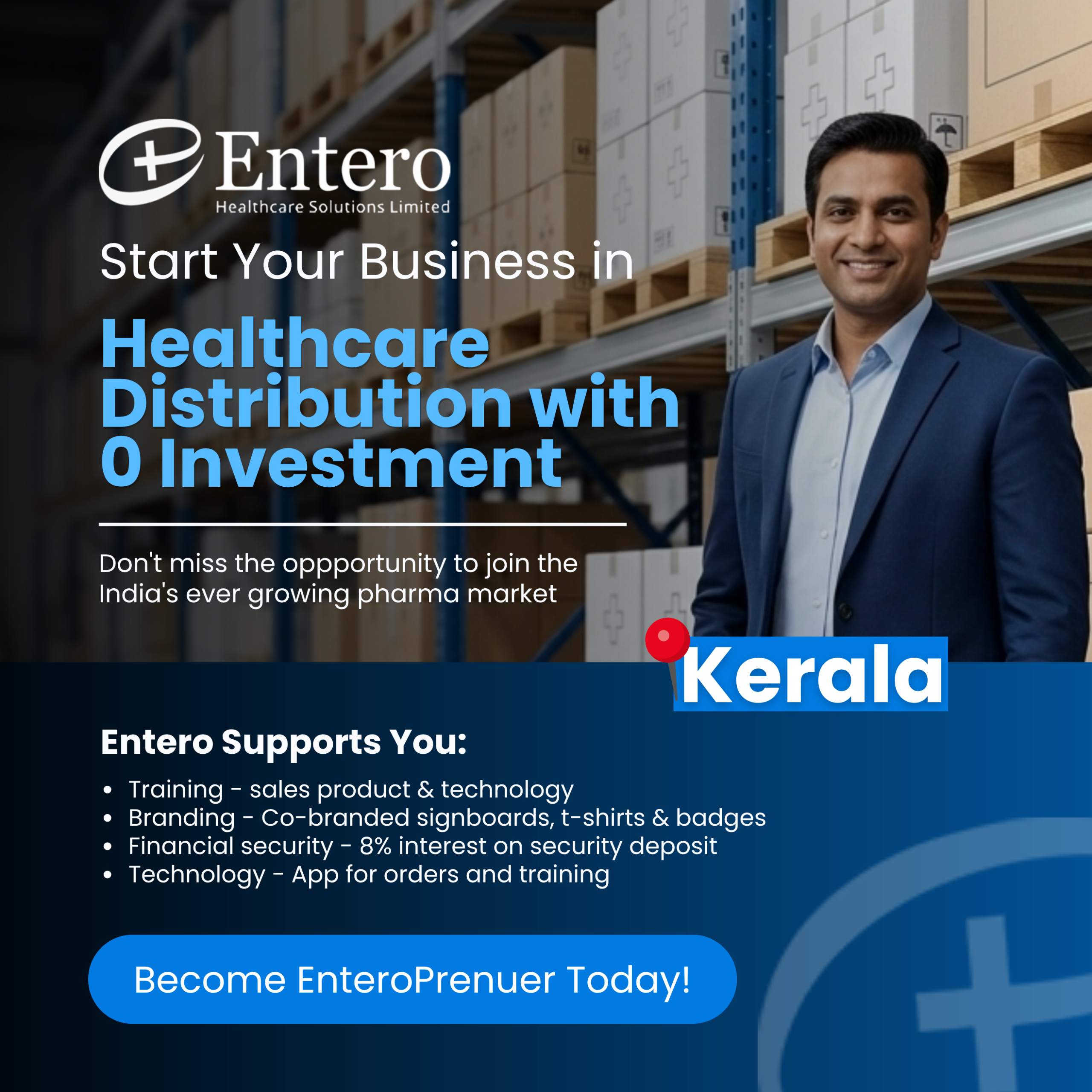 Entero healthcare business creative