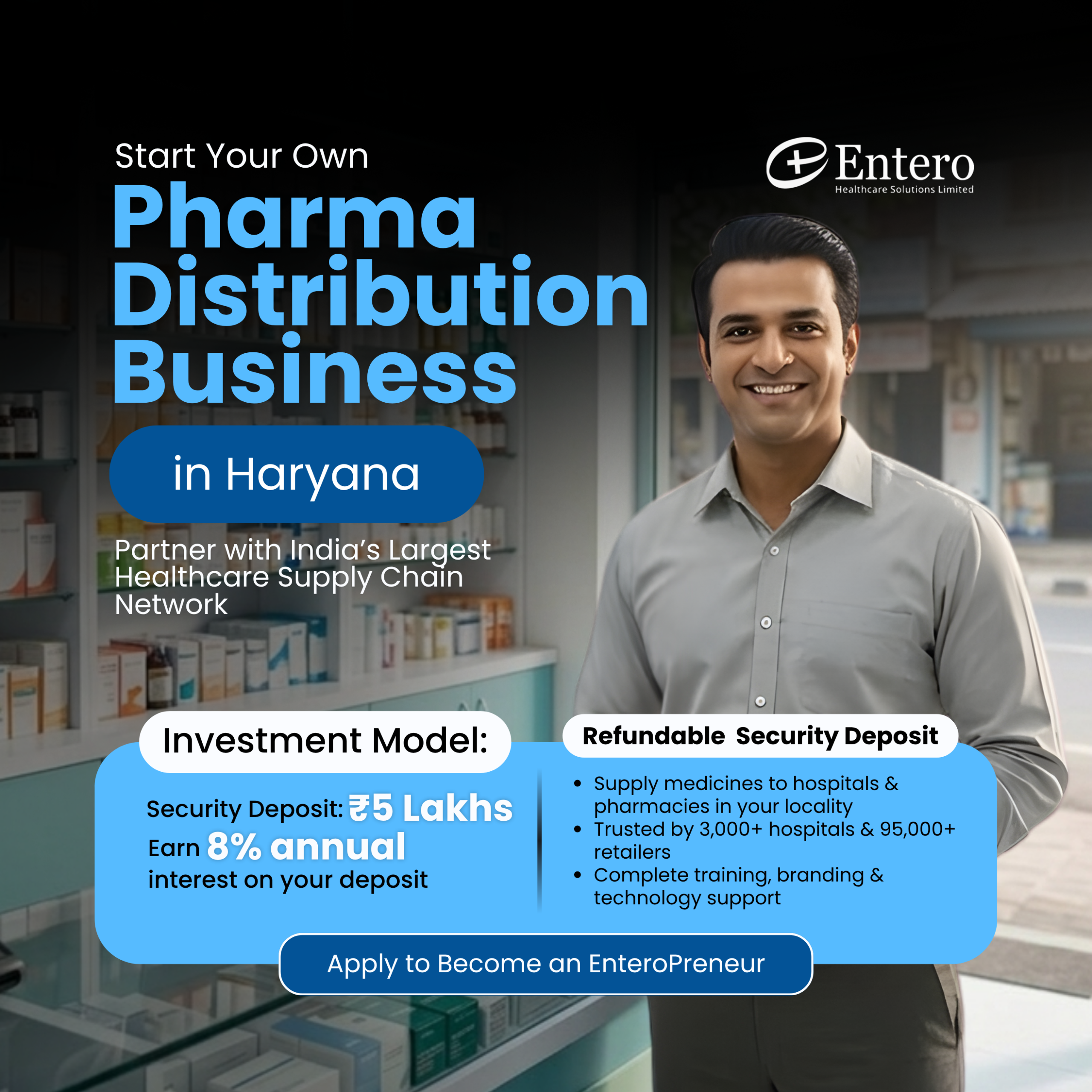 Entero pharmacy distribution creative