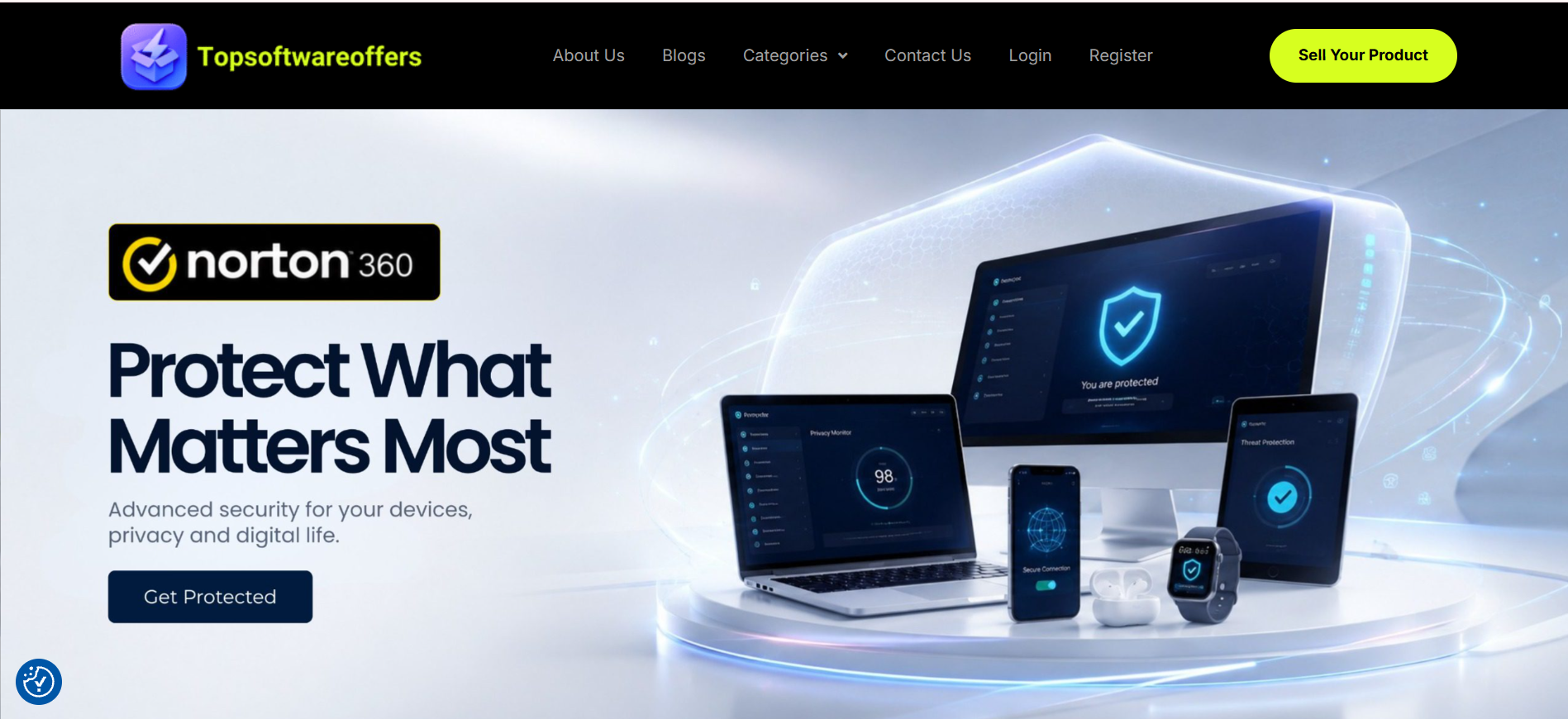 DegPeg first website screenshot